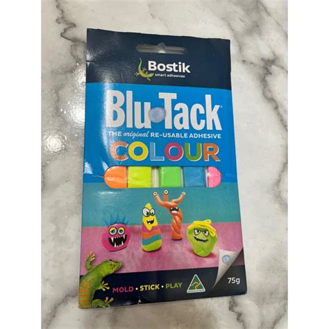 Bostik Blu Tack The Original Re Usable Adhesive Colour 75g Shopee