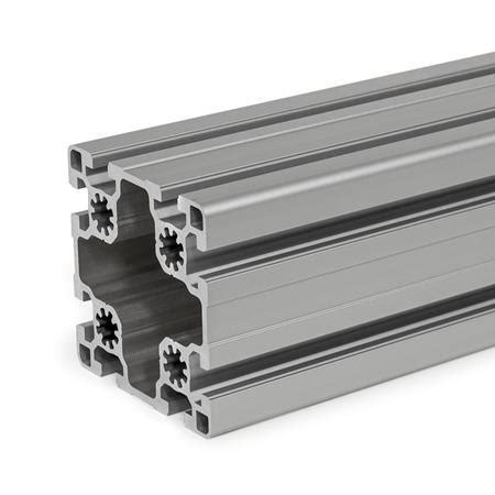 GN 10b Aluminum Profiles B Modular System With Open Slots On All