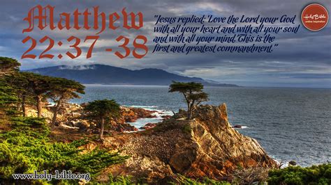 Bible Verse Of The Day Matthew 2237 38 Holy Bible