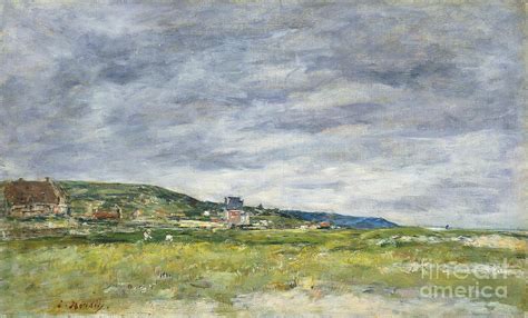 Deauville Les Dunes Painting By Eugene Louis Boudin Fine Art America