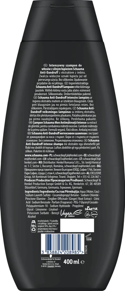 Schwarzkopf Schauma Anti Dandruff Szampon Do Włosów Przeciwłupieżowy