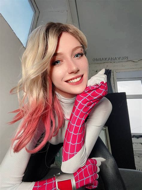 Gwen Stacy Miakanayuri Spider Gwen Cosplay Spiderman Girl Spider Gwen