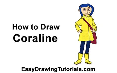 How To Draw Coraline Video And Step By Step Pictures