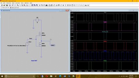 Cmos Implement Nand Nor And Or Gate In Ltspice Coding Vietnam Youtube