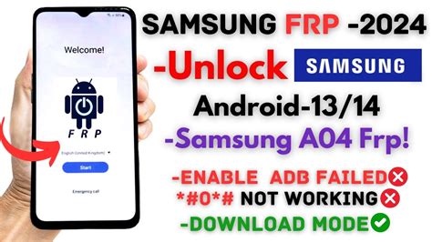 Unlock Samsung A04 Frp Bypass Latest Security Samsung Frp Google