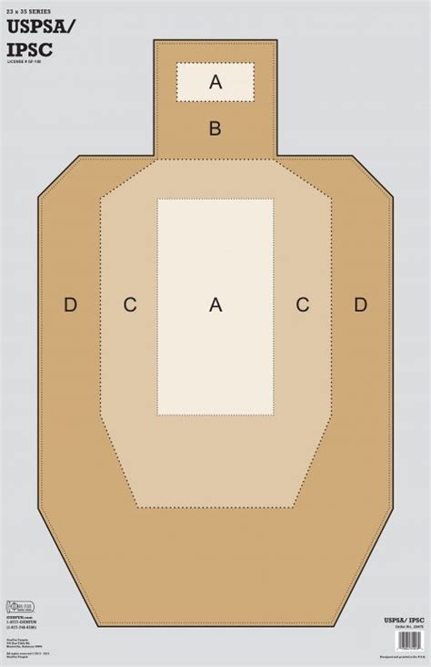 USPSA IPSC 22470 GunFun Targets Inc