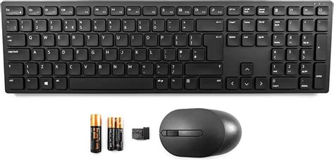 Dell Pro Km5221w Keyboard And Mouse Set Wireless Qwerty Uk Black For Latitude 33xx 2