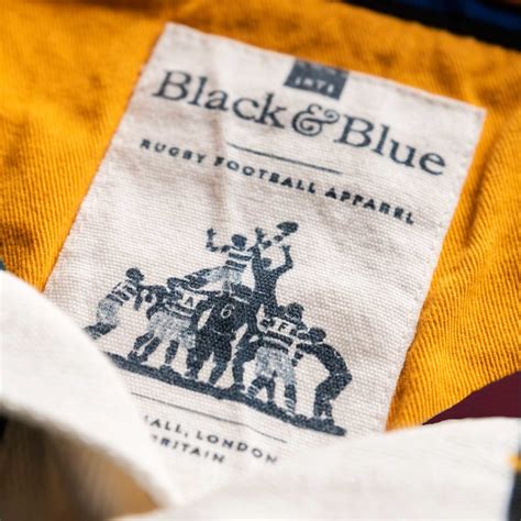 COLUMBUS PANHANDLES 1901 RUGBY SHIRT - BlackandBlue1871