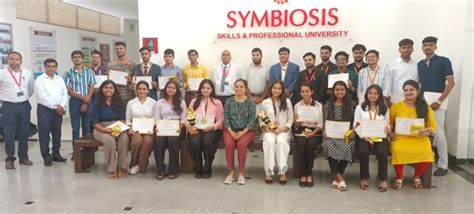 Students Of Symbiosis Skills And Professional University Pune Shine At