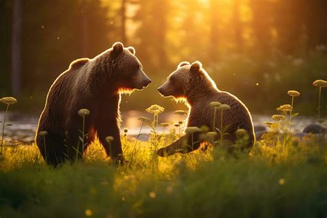 Grizzly bear mother and cubs. HD Quality Razor sharp images. Ai ...