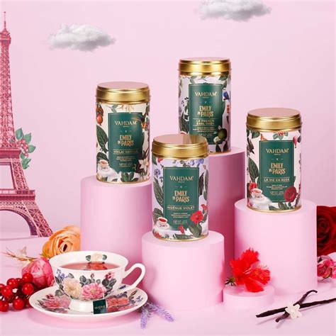 Vahdam X Emily In Paris Limited Edition Tea Bag Gift Set Pack Ucc