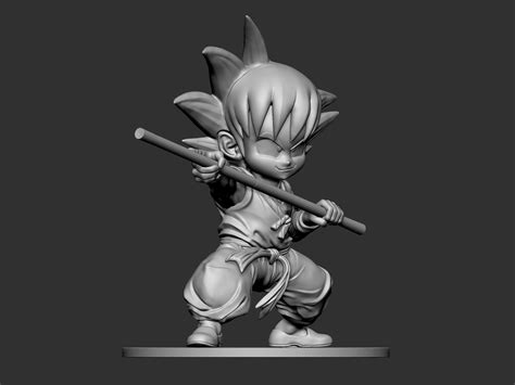 3d File Son Goku Fan Art For 3dprint 3d Print Model・3d Printable Model To Download・cults