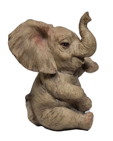 Dekofigur Elefant Gl Ckselefant Afrika Deko Afrikanische Skulptur Gr E