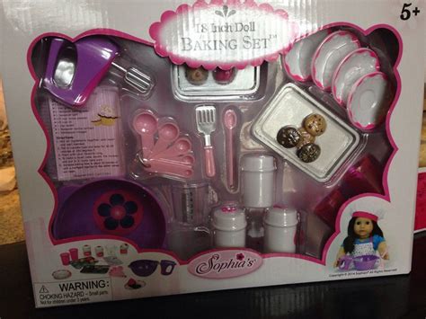 Sophias Baking Accessories Set For 18 Dolls American Girl Play Cook