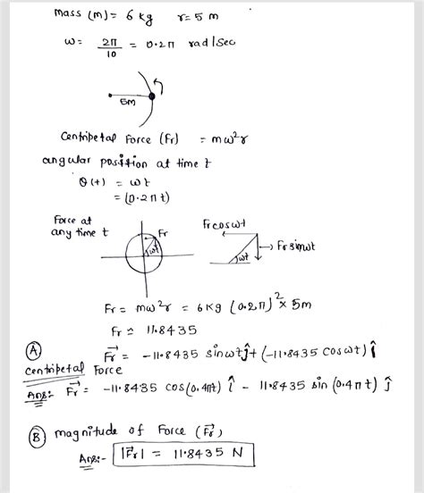 [solved] A Body Of Mass 6 Kg Moves In A Counterclockwise Circular