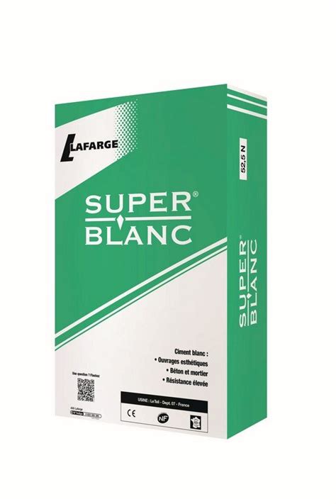 Ciment Blanc Superblanc Kg