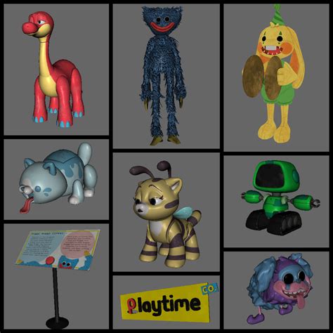 Poppy Playtime 3d Models Pack Beta By Smakkohooves On Deviantart