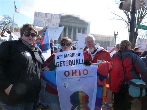 Ohioans Gather At U S Supreme Court To Express Same Sex Marriage Views