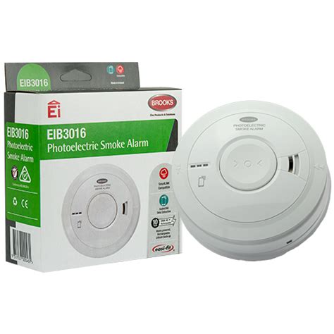 Photoelectric 230 Volt Smoke Alarm With 10 Year Lithium Battery Back Up