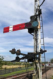 Lizenzfreie Eisenbahnsemaphorsignal Fotos Piqsels