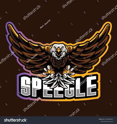 Flying Eagle Vector Emblem Super Logo Stock Vector (Royalty Free ...