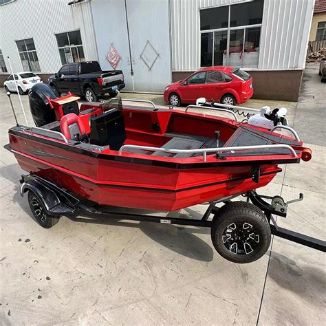 Float Fishing Boat Welded Aluminum Fishing Working Patrol Boat With