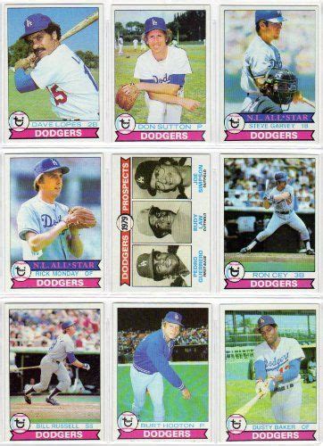 Los Angeles Dodgers Topps Baseball Team Set Card Set Pedro