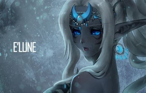 Wallpaper art, World of Warcraft, Lunar Goddess, Alone, Night warrior for mobile and desktop ...