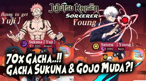 Gacha Wish Banner Sukuna Gojo Muda Nya Op Cui Jujutsu Kaisen