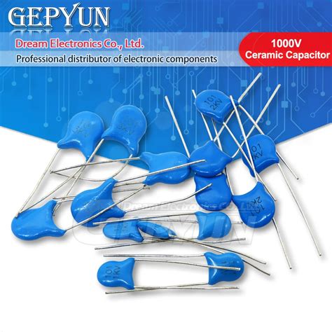 20PCS High Voltage Ceramic Capacitor 1000V 1KV 2KV 3KV 101K 151K 221K