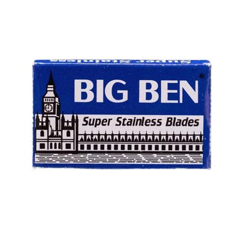 Big Ben Super Stainless Double Edge Razor Blades 5 Count