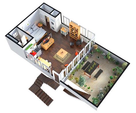 3D Floor Plan Services Architectural 3D Floor Plan Rendering