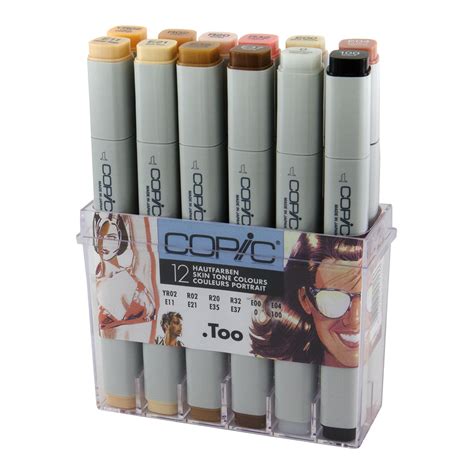 Copic Classic Marker 12 Set Skin Tone Colours Spraydaily