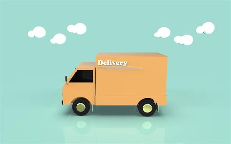 Premium Photo | Delivery car express shipping fast delivery background ...