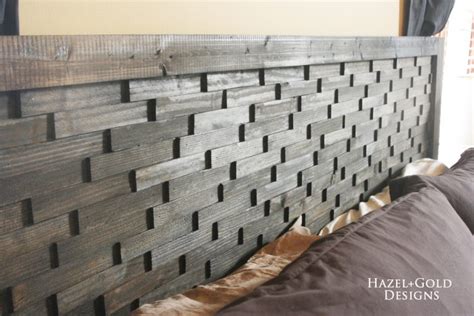 Build your own DIY Textured Headboard