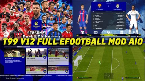 PES 2017 T99 PATCH V12 FULL EFOOTBALL 2023 MOD AIO YouTube