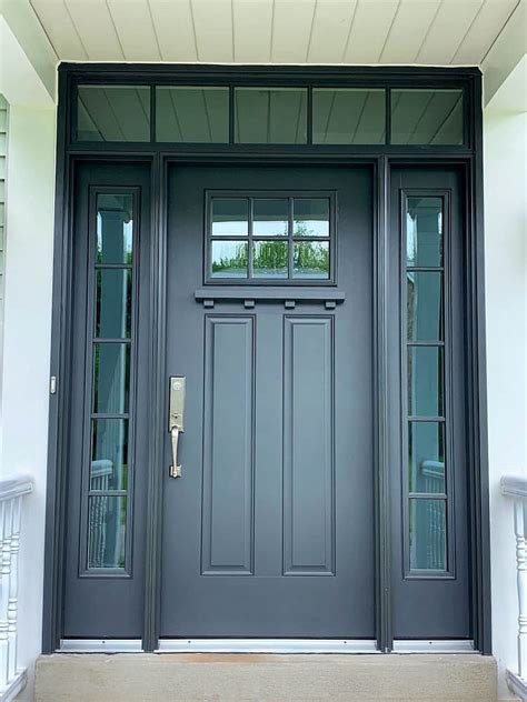 Fiberglass Front Entry Doors With Sidelights Glass Designs