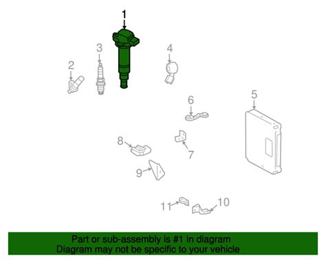 2000 2010 Toyota Direct Ignition Coil 90919 02240 OEM Parts Online