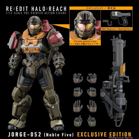 Halo Reach RE EDIT JORGE 052 Noble Five 1 12 Scale Action Figure