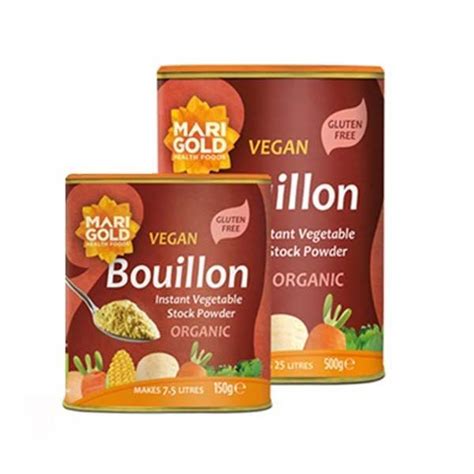 Marigold Bouillon Vegetable Vegan Organic Instant Stock Powder Red