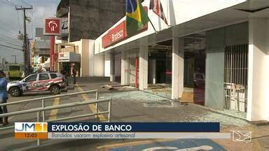 Jmtv Edi O Bandidos Explodem Ag Ncia Do Bradesco Em S O Lu S