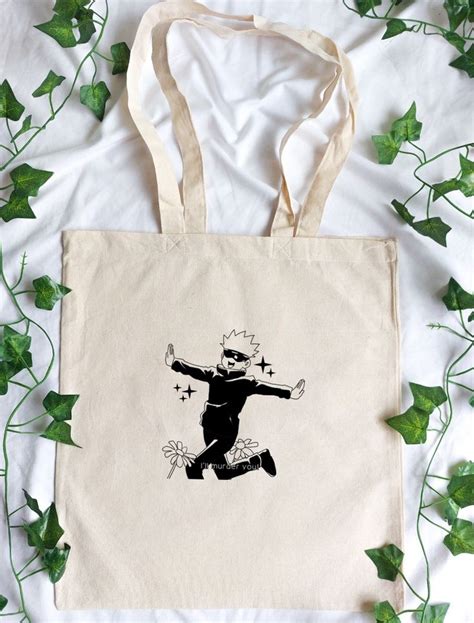 Gojo Satoru Jjk Tote Bag Anime Manga Trendy Chaintshop Anime Tote