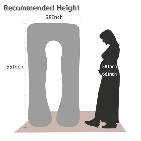 Snapklik.com : DOWNCOOL Pregnancy Pillow, U Shaped Body Pillow For ...