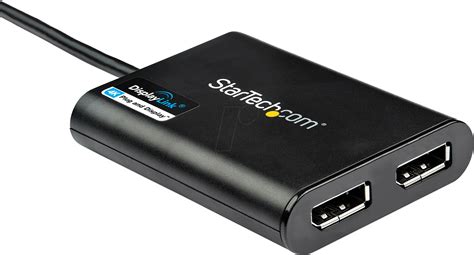 St Usb32dp24k60 Usb To Dual Displayport Adapter 4k 60 Hz At Reichelt