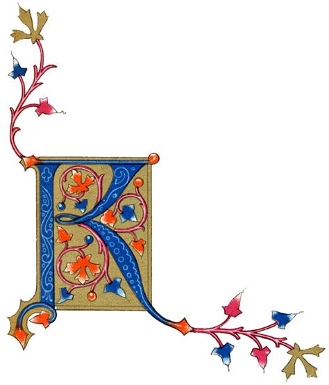 Illuminated Manuscript Letters