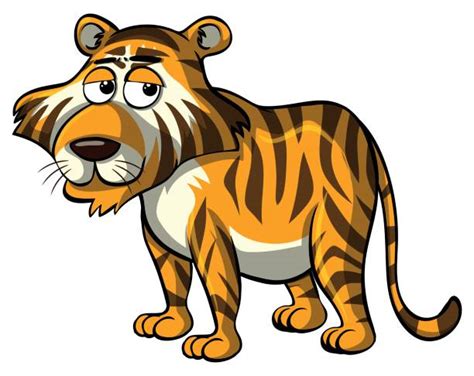 Best Sad Tiger Illustrations, Royalty-Free Vector Graphics & Clip Art ...