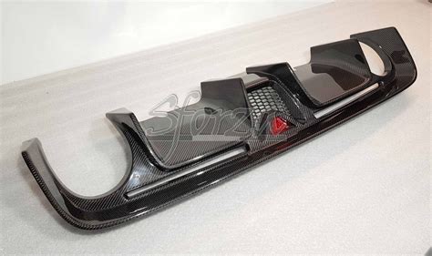 Abarth Estrattore Carbonio Posteriore Maggiorato Con Luce Stop