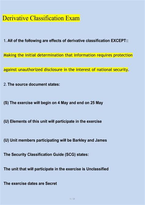 Unlocking The Secrets Of Security Classification Derivative Classification What You Need To Know