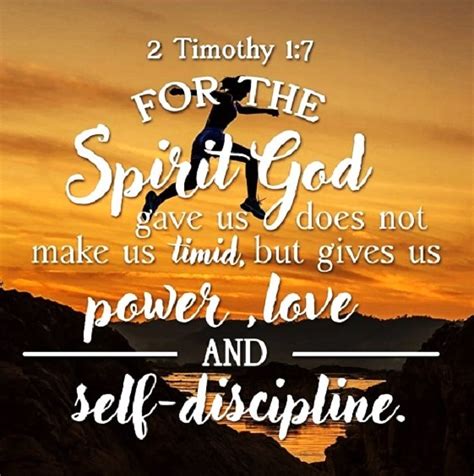 The Living — 2 Timothy 17 Niv For The Spirit God Gave Us