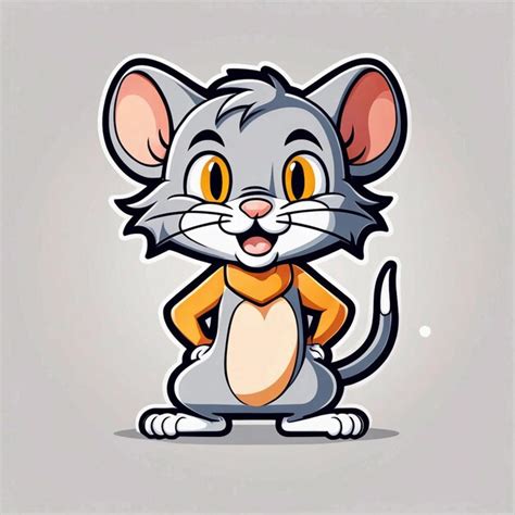 Premium Photo | Cute tom and jerry cartoon vector illustration